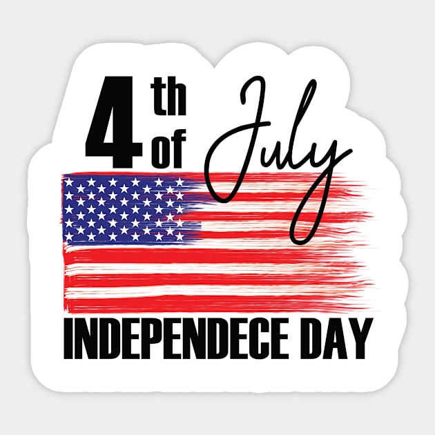 4th of July Independence Day Sticker by Anassein.os